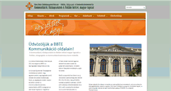 Desktop Screenshot of bbte-kommunikacio.ro